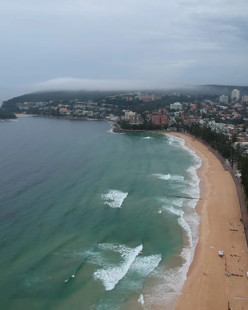 Manly Beach from above