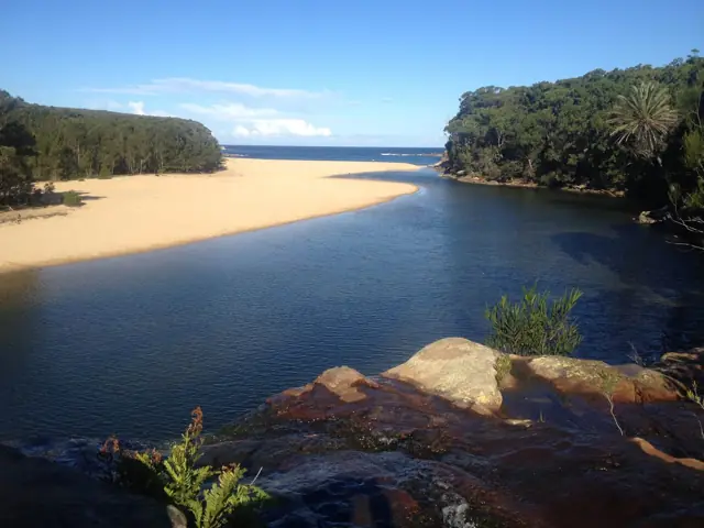 Wattamolla lagoon in the Royal National Park